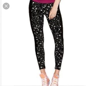 VS PINK Paint Splatter Leggings